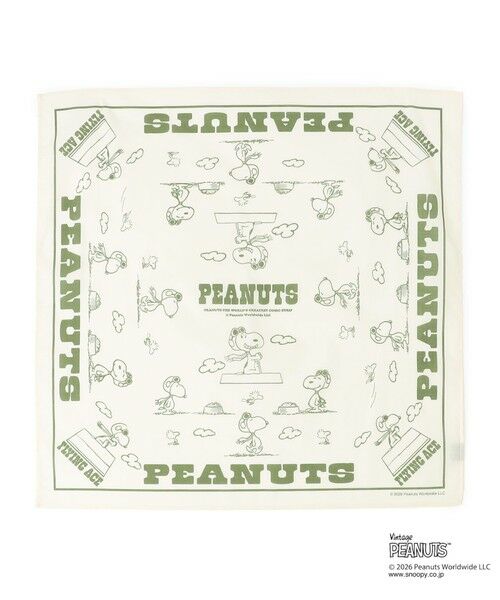 SHIPS / シップス ハンカチ | SHIPS KIDS: PEANUTS FA バンダナ（ナチュラル）