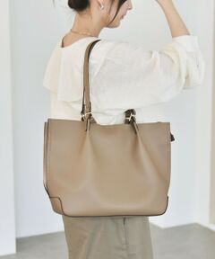 SHIPS / シップス トートバッグ | 《予約》quaranciel: 2way ハンドル スクエア トート バッグ（A4対応）