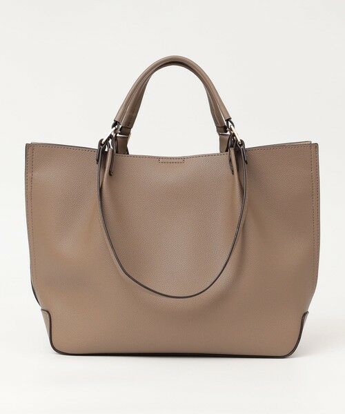 SHIPS / シップス トートバッグ | 《予約》quaranciel: 2way ハンドル スクエア トート バッグ（A4対応） | 詳細11