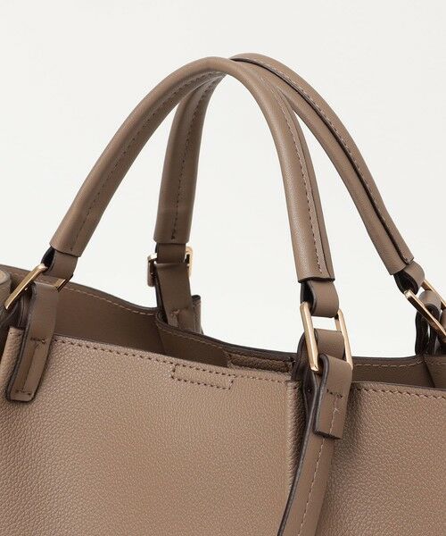 SHIPS / シップス トートバッグ | 《予約》quaranciel: 2way ハンドル スクエア トート バッグ（A4対応） | 詳細15