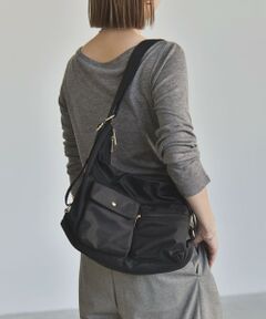 SHIPS / シップス ショルダーバッグ | 《予約》quaranciel:〈撥水加工〉3WAY ナイロン ポケット ショルダーバッグ（A4対応）