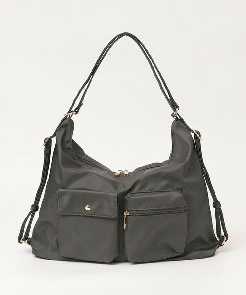 SHIPS / シップス ショルダーバッグ | quaranciel:〈撥水加工〉3WAY ナイロン リュック / ショルダーバッグ（A4対応） | 詳細9