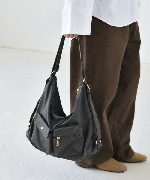 SHIPS / シップス ショルダーバッグ | quaranciel:〈撥水加工〉3WAY ナイロン リュック / ショルダーバッグ（A4対応） | 詳細8