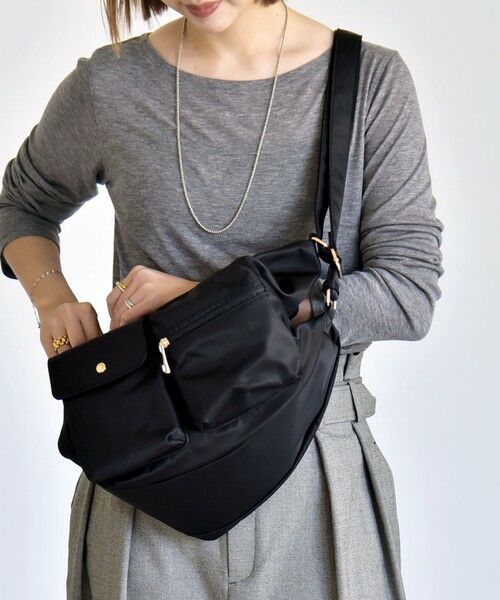 SHIPS / シップス ショルダーバッグ | quaranciel:〈撥水加工〉3WAY ナイロン リュック / ショルダーバッグ（A4対応） | 詳細14