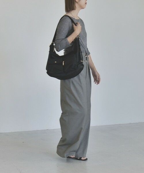 SHIPS / シップス ショルダーバッグ | 《予約》quaranciel:〈撥水加工〉3WAY ナイロン ポケット ショルダーバッグ（A4対応） | 詳細7