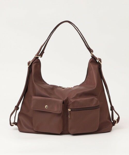 SHIPS / シップス ショルダーバッグ | 《予約》quaranciel:〈撥水加工〉3WAY ナイロン ポケット ショルダーバッグ（A4対応） | 詳細17
