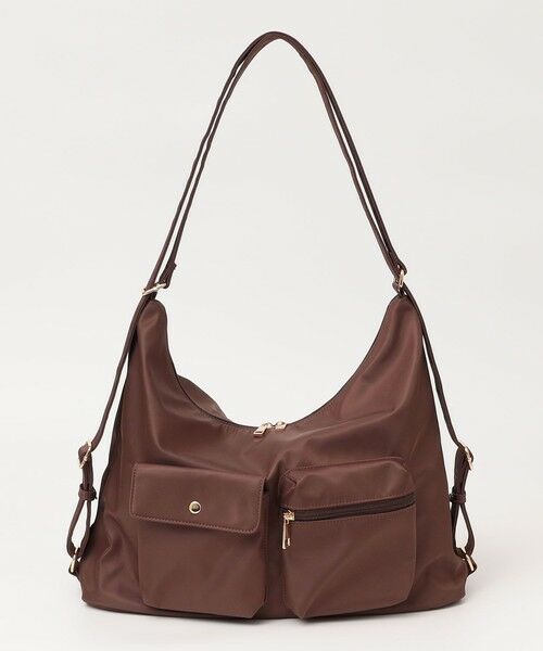 SHIPS / シップス ショルダーバッグ | quaranciel:〈撥水加工〉3WAY ナイロン リュック / ショルダーバッグ（A4対応） | 詳細28