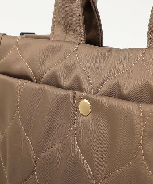 SHIPS / シップス トートバッグ | 《予約》quaranciel: スクエア キルティング ベルト 2way トート バッグ | 詳細23