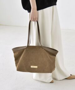SHIPS / シップス トートバッグ | 《予約》quaranciel: ロング ハンドル コンビ ワイド トート