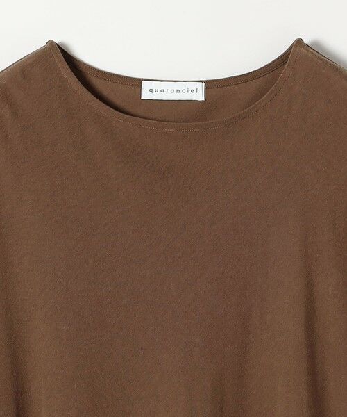 SHIPS / シップス カットソー | 《予約》quaranciel:〈手洗い可能〉シアー コットン ボートネック ルーズ ロンTEE | 詳細21
