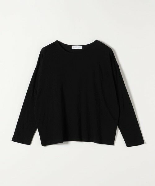 SHIPS / シップス カットソー | quaranciel:〈手洗い可能〉シアー コットン ボートネック ルーズ ロンTEE | 詳細20
