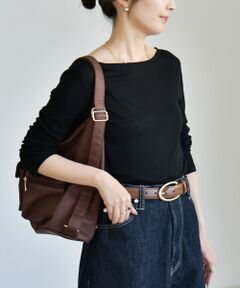 SHIPS / シップス カットソー | 《予約》quaranciel:〈手洗い可能〉ウール ミックス シアー ボートネック プルオーバー