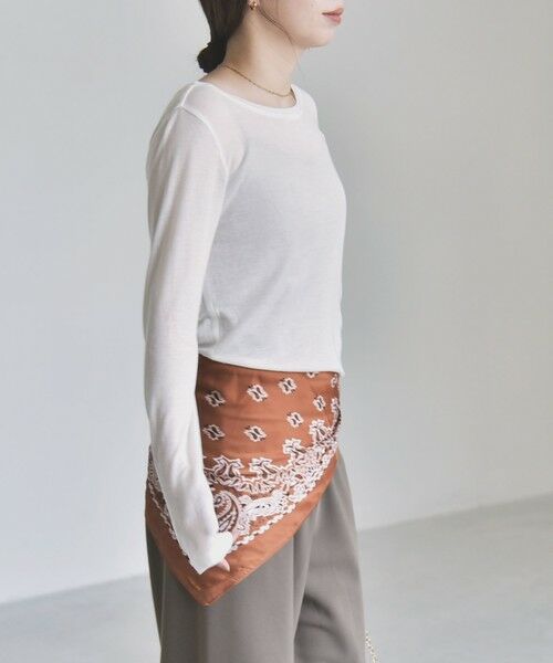 SHIPS / シップス カットソー | 《予約》quaranciel:〈手洗い可能〉ウール ミックス シアー ボートネック プルオーバー | 詳細6