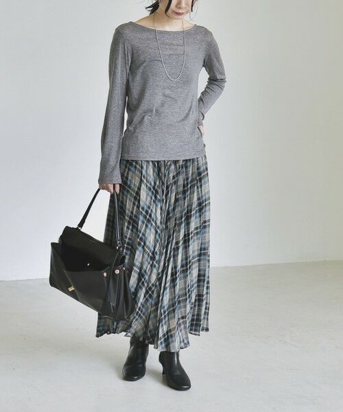 SHIPS / シップス カットソー | 《予約》quaranciel:〈手洗い可能〉ウール ミックス シアー ボートネック プルオーバー | 詳細10