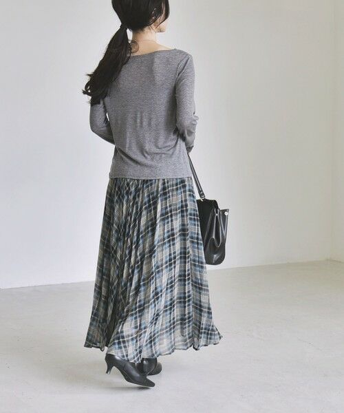SHIPS / シップス カットソー | 《予約》quaranciel:〈手洗い可能〉ウール ミックス シアー ボートネック プルオーバー | 詳細11