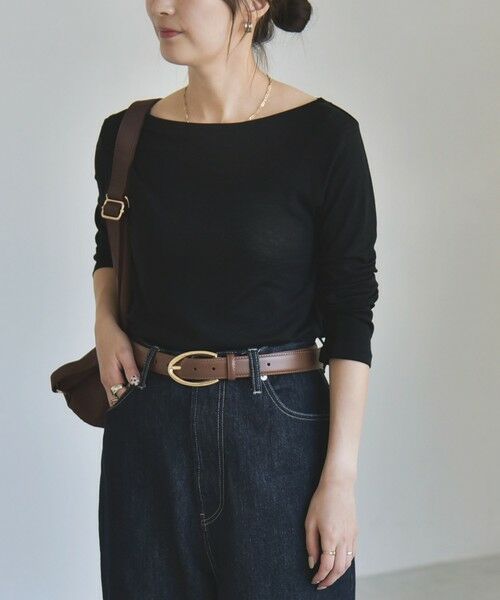 SHIPS / シップス カットソー | 《予約》quaranciel:〈手洗い可能〉ウール ミックス シアー ボートネック プルオーバー | 詳細19
