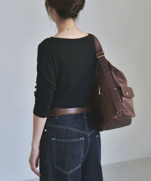 SHIPS / シップス カットソー | 《予約》quaranciel:〈手洗い可能〉ウール ミックス シアー ボートネック プルオーバー | 詳細22
