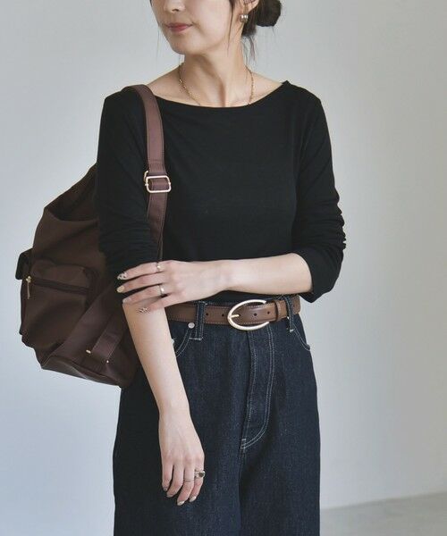 SHIPS / シップス カットソー | 《予約》quaranciel:〈手洗い可能〉ウール ミックス シアー ボートネック プルオーバー | 詳細23