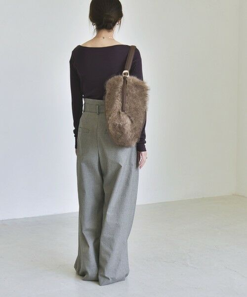 SHIPS / シップス カットソー | 《予約》quaranciel:〈手洗い可能〉ウール ミックス シアー ボートネック プルオーバー | 詳細27