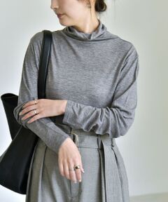 SHIPS / シップス ニット・セーター | 《予約》quaranciel:〈手洗い可能〉ウール ミックス シアー タートルネック プルオーバー