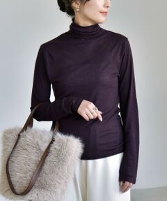 SHIPS / シップス ニット・セーター | 《予約》quaranciel:〈手洗い可能〉ウール ミックス シアー タートルネック プルオーバー