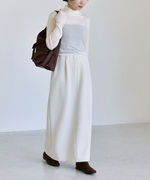 SHIPS / シップス ニット・セーター | 《予約》quaranciel:〈手洗い可能〉ウール ミックス シアー タートルネック プルオーバー | 詳細1