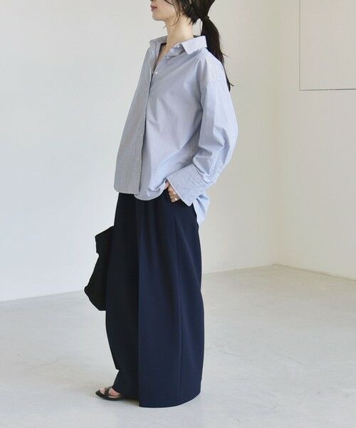 SHIPS / シップス その他パンツ | 《予約》quaranciel:〈洗濯機可能〉ピンタック ワイド イージー パンツ | 詳細21
