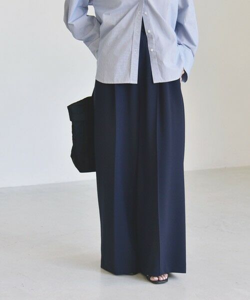 SHIPS / シップス その他パンツ | 《予約》quaranciel:〈洗濯機可能〉ピンタック ワイド イージー パンツ | 詳細29