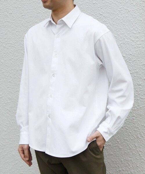 SHIPS / シップス シャツ・ブラウス | SHIPS any:〈吸水速乾〉SORONA(R) ストレッチ ジャージー レギュラーカラー シャツ◆ | 詳細4