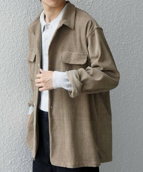 SHIPS / シップス シャツ・ブラウス | SHIPS any:〈洗濯機可能〉ポリエステルスエード ドット オープンカラー シャツ◆ | 詳細10