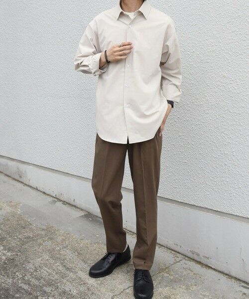SHIPS / シップス シャツ・ブラウス | SHIPS any:〈洗濯機可能〉ウール混 ベーシック レギュラーカラー シャツ(セットアップ対応)◆ | 詳細1