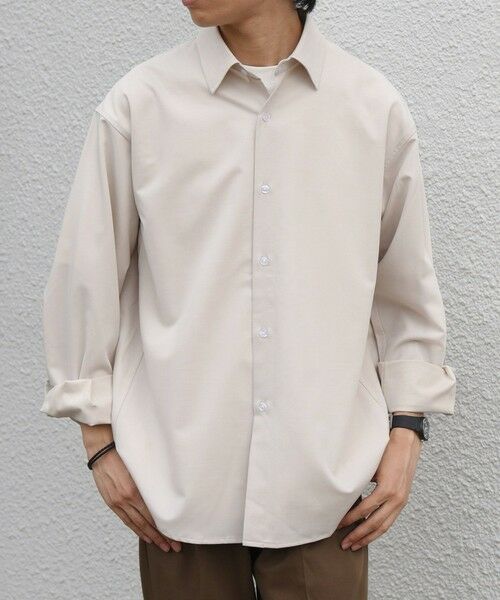 SHIPS / シップス シャツ・ブラウス | SHIPS any:〈洗濯機可能〉ウール混 ベーシック レギュラーカラー シャツ(セットアップ対応)◆ | 詳細3