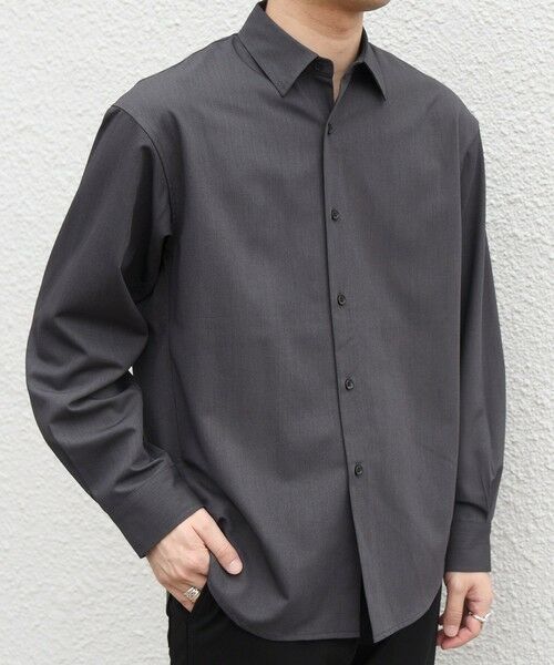 SHIPS / シップス シャツ・ブラウス | SHIPS any:〈洗濯機可能〉ウール混 ベーシック レギュラーカラー シャツ(セットアップ対応)◆ | 詳細17