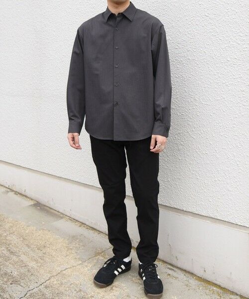 SHIPS / シップス シャツ・ブラウス | SHIPS any:〈洗濯機可能〉ウール混 ベーシック レギュラーカラー シャツ(セットアップ対応)◆ | 詳細13