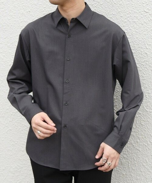 SHIPS / シップス シャツ・ブラウス | SHIPS any:〈洗濯機可能〉ウール混 ベーシック レギュラーカラー シャツ(セットアップ対応)◆ | 詳細15
