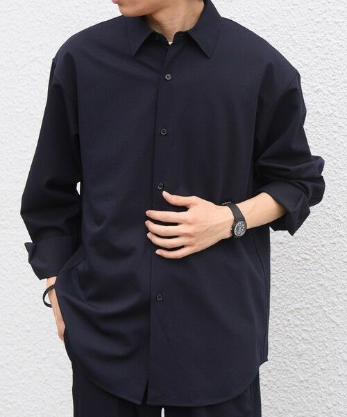 SHIPS / シップス シャツ・ブラウス | SHIPS any:〈洗濯機可能〉ウール混 ベーシック レギュラーカラー シャツ(セットアップ対応)◆ | 詳細23