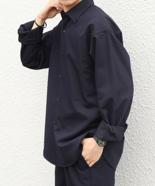 SHIPS / シップス シャツ・ブラウス | SHIPS any:〈洗濯機可能〉ウール混 ベーシック レギュラーカラー シャツ(セットアップ対応)◆ | 詳細24