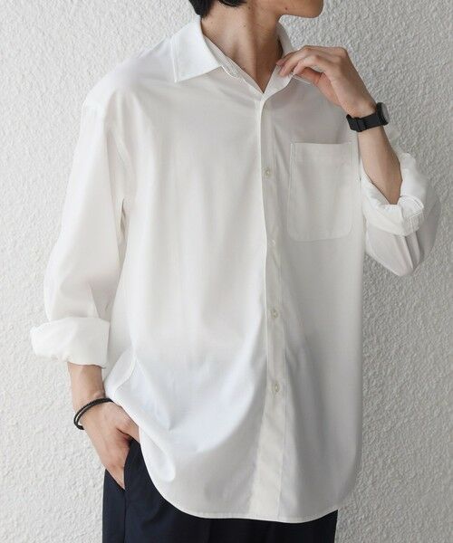 SHIPS / シップス シャツ・ブラウス | SHIPS any:〈洗濯機可能〉ノンアイロン リラックス レギュラーカラー ポケット シャツ◆(ホワイト)