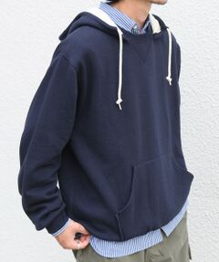 SHIPS / シップス パーカー | 【SHIPS any別注】RUSSELL ATHLETIC: ワンポイント ロゴ 裏起毛 プルオーバー パーカー◆