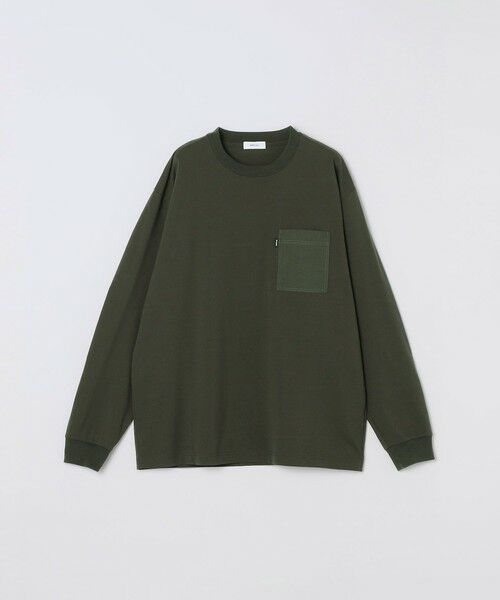 SHIPS / シップス Tシャツ | 【WEB限定】SHIPS any:〈撥水加工〉リラックス ナイロンポケット クルーネック Tシャツ(ロンT)◆ | 詳細14