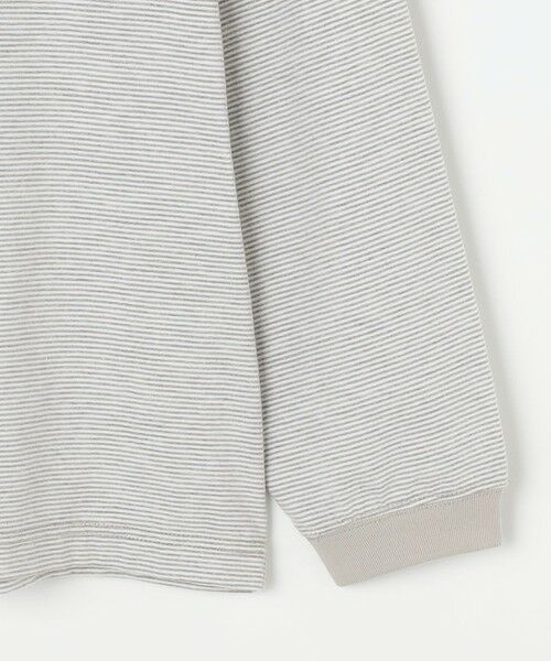 SHIPS / シップス Tシャツ | 【SHIPS any別注】ohwell: ワンポイント ロゴ 刺繍 ボーダー リンガー Tシャツ(ロンT)◆ | 詳細9