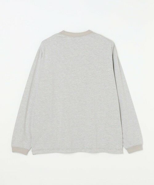 SHIPS / シップス Tシャツ | 【SHIPS any別注】ohwell: ワンポイント ロゴ 刺繍 ボーダー リンガー Tシャツ(ロンT)◆ | 詳細12
