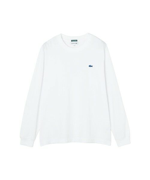 SHIPS / シップス Tシャツ | 【SHIPS any別注】LACOSTE: ワンポイント ピケ クルーネック Tシャツ 26AW (ロンT)◆ | 詳細6
