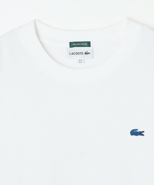 SHIPS / シップス Tシャツ | 【SHIPS any別注】LACOSTE: ワンポイント ピケ クルーネック Tシャツ 26AW (ロンT)◆ | 詳細7