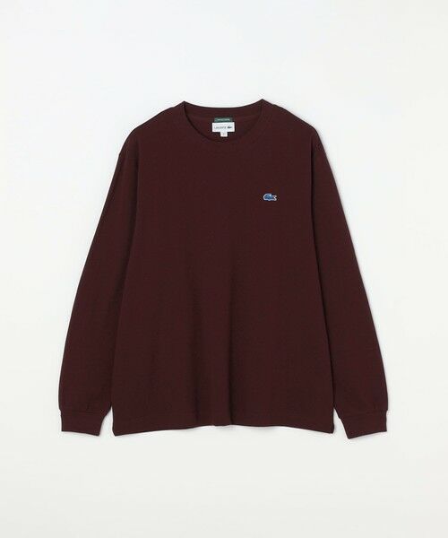 SHIPS / シップス Tシャツ | 【SHIPS any別注】LACOSTE: ワンポイント ピケ クルーネック Tシャツ 26AW (ロンT)◆ | 詳細18