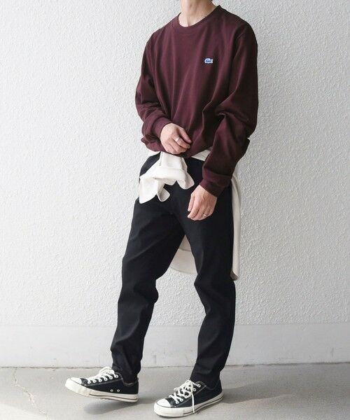 SHIPS / シップス Tシャツ | 【SHIPS any別注】LACOSTE: ワンポイント ピケ クルーネック Tシャツ 26AW (ロンT)◆ | 詳細14