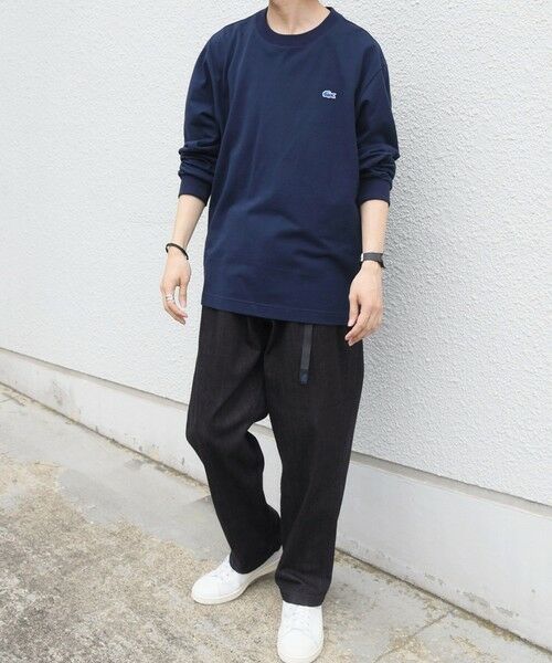 SHIPS / シップス Tシャツ | 【SHIPS any別注】LACOSTE: ワンポイント ピケ クルーネック Tシャツ 26AW (ロンT)◆ | 詳細20