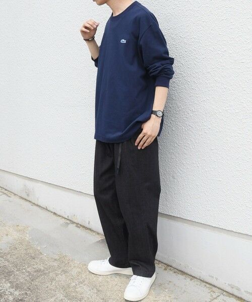 SHIPS / シップス Tシャツ | 【SHIPS any別注】LACOSTE: ワンポイント ピケ クルーネック Tシャツ 26AW (ロンT)◆ | 詳細21