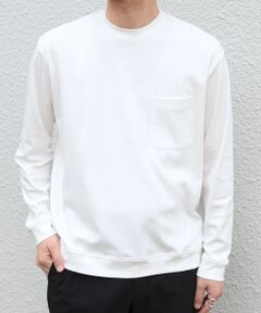 SHIPS / シップス Tシャツ | SHIPS any:〈接触冷感/UVカット〉ソフト スムース リラックス ポケット Tシャツ(ロンT)◆