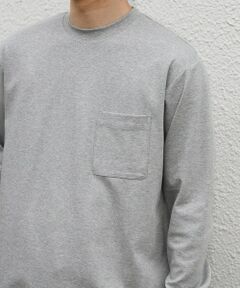 SHIPS / シップス Tシャツ | SHIPS any:〈接触冷感/UVカット〉ソフト スムース リラックス ポケット Tシャツ(ロンT)◆
